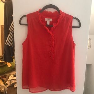 Orange Loft Dressy Tank